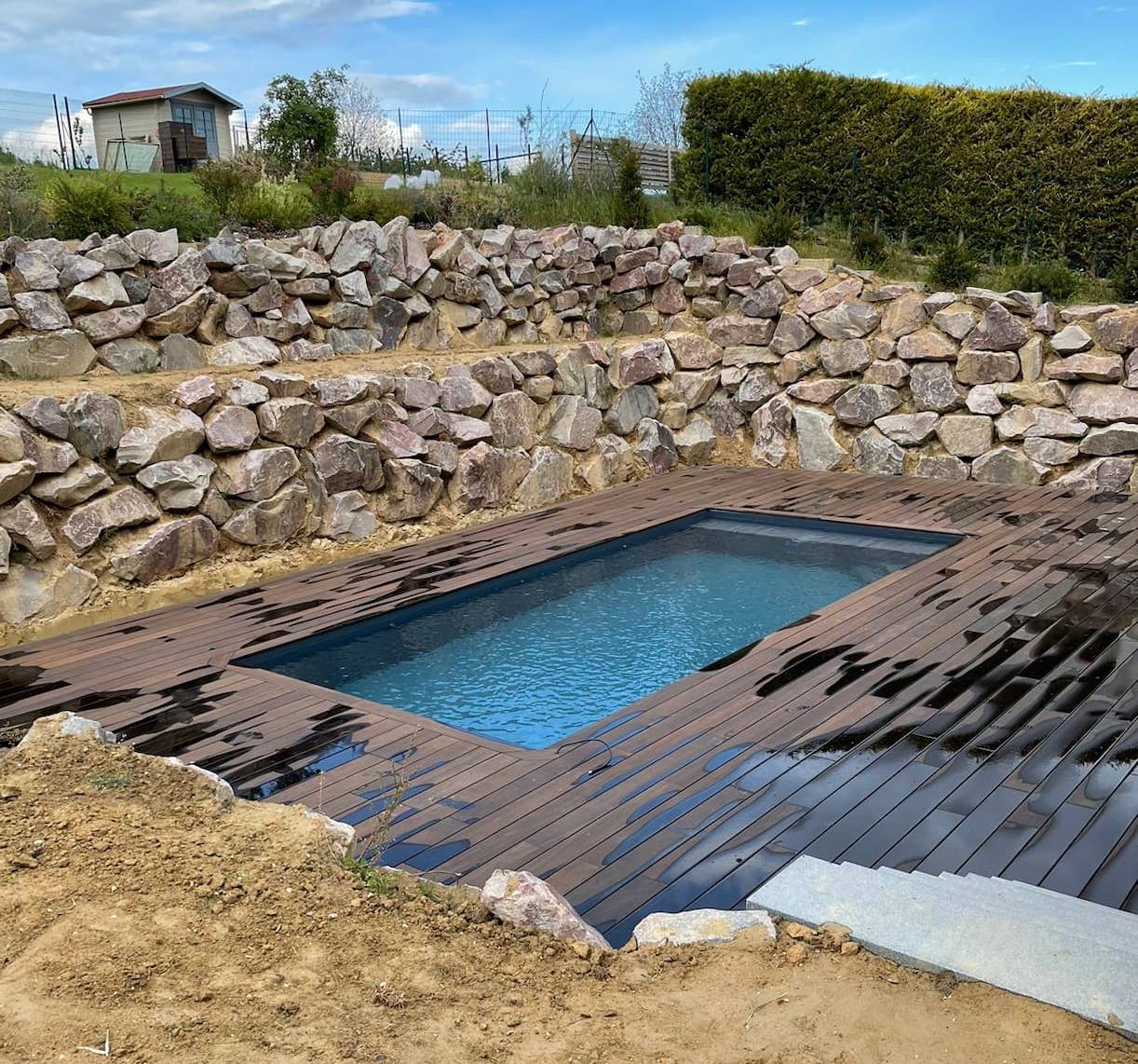 TRAVAUX | Art TP Est Travaux de terrassement avec pose de piscines et terrasses autour de Strasbourg près de Sélestat Wittenheim